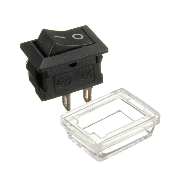 2-Pin-OnOff-Waterproof-Rocker-Switch-Cover-For-Car-Dashboard-Dash-Boat-995659