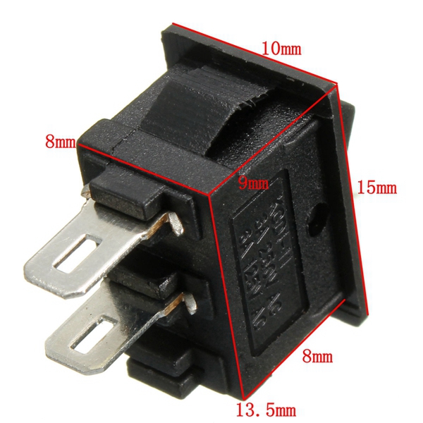 2-Pin-OnOff-Waterproof-Rocker-Switch-Cover-For-Car-Dashboard-Dash-Boat-995659