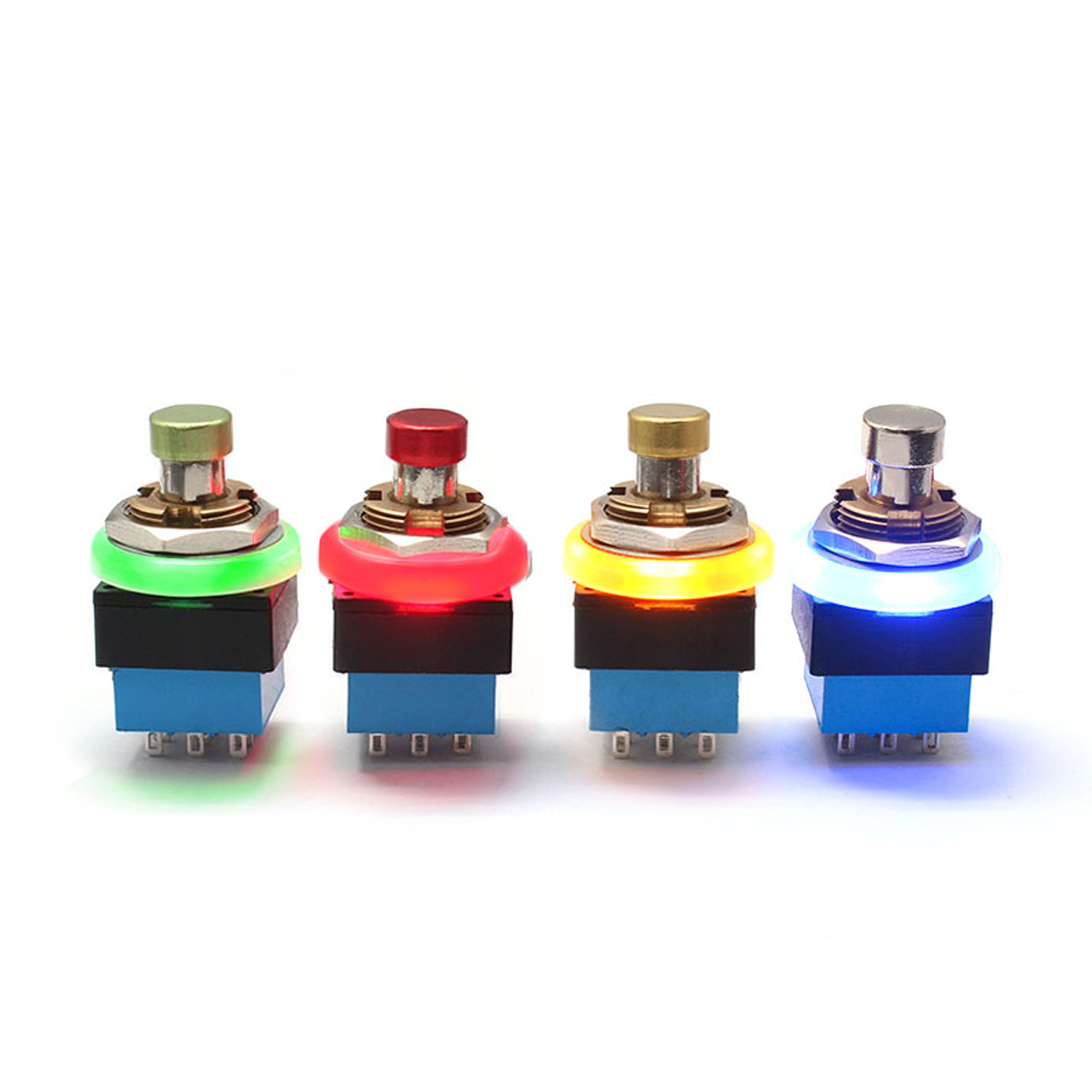 3PDT-9-PIN-Electric-LED-Guitar-Effects-Stomp-Switch-Pedal-Box-Foot-True-Bypass-1667235