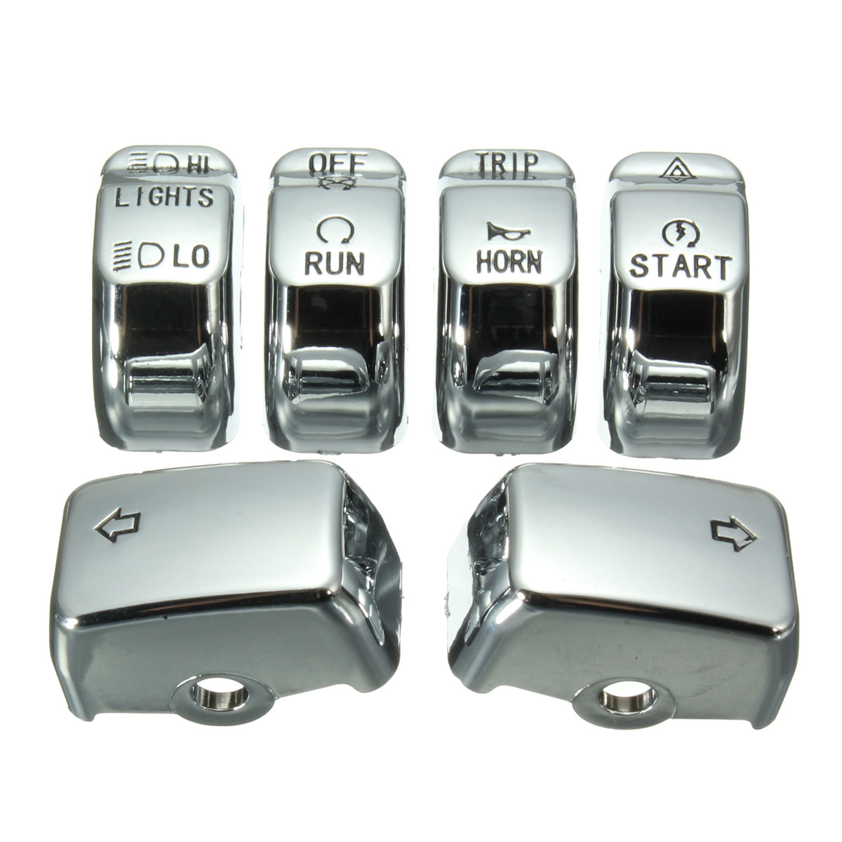 Control-Switch-Cap-Button-Cover-Kit-For-Motorcycle-Harley-Dyna-Softail-XL-1053015