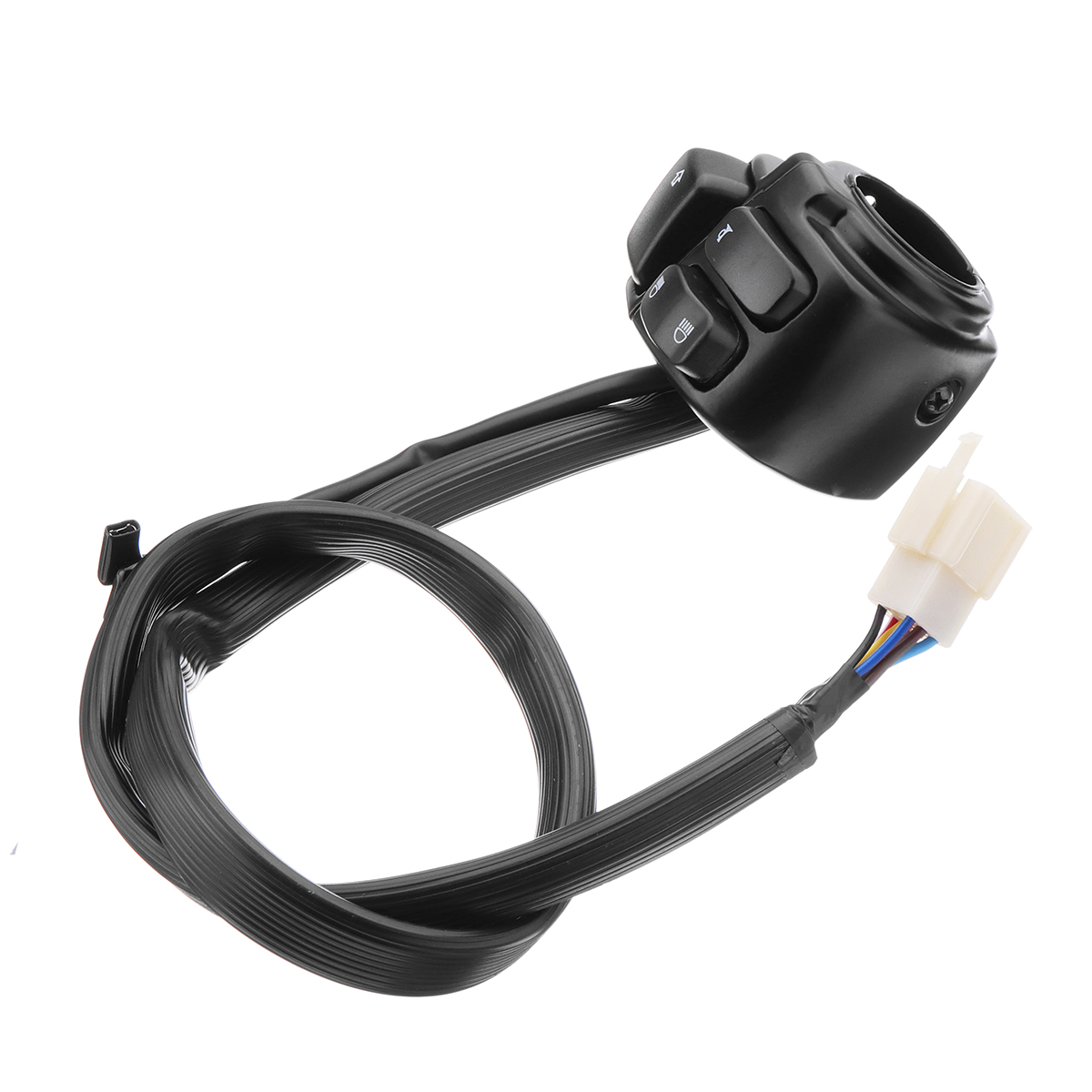 Motorcycle-25mm-Diamater-Handlebar-Control-Switch-With-Wiring-Harness-For-Harley-XL883-1270309