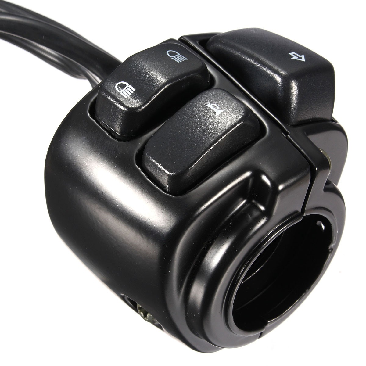 Motorcycle-25mm-Diamater-Handlebar-Control-Switch-With-Wiring-Harness-For-Harley-XL883-1270309