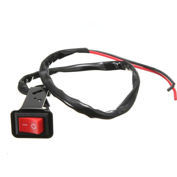 Motorcycle-ATV-Quad-Bike-Headlight-OnOff-Switch-Rear-View-Mirror-Wire-977386