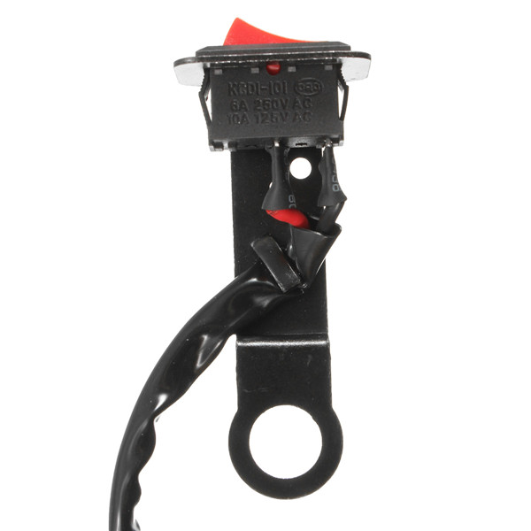 Motorcycle-ATV-Quad-Bike-Headlight-OnOff-Switch-Rear-View-Mirror-Wire-977386