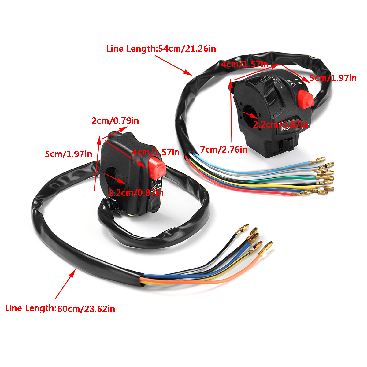Motorcycle-OnOff-Button-Switch-Ignition-Engine-Stop-Light-Horn-For-HondaHarley-Bike-1341549