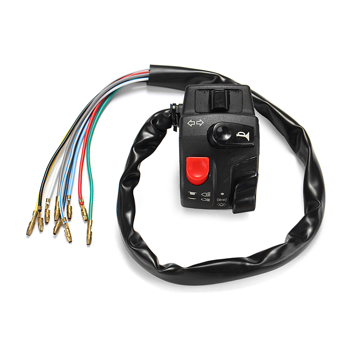 Motorcycle-OnOff-Button-Switch-Ignition-Engine-Stop-Light-Horn-For-HondaHarley-Bike-1341549