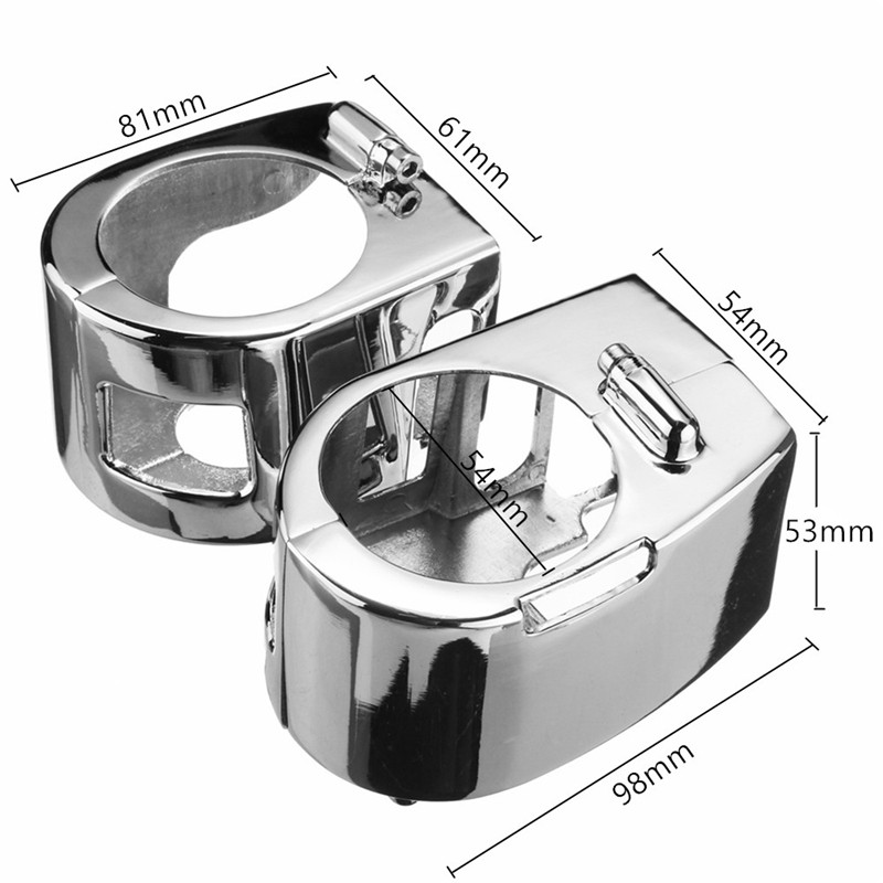 Motorcycle-Switch-Housings-Cover-Chrome-For-Yamaha-XVS-V-Star-XV1100-1044203