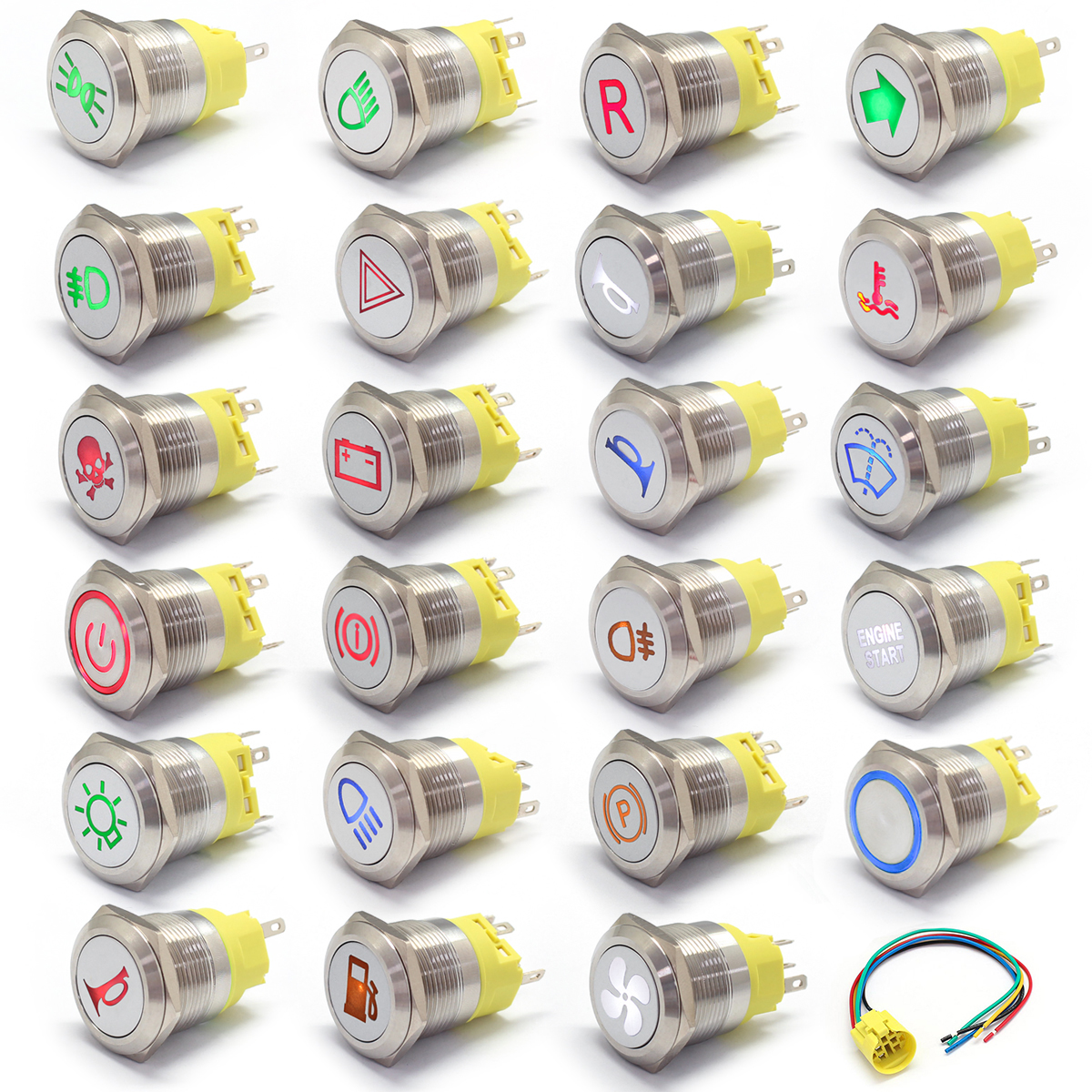 Universal-22mm-LED-Momentary-Latching-Metal-Switchs-Horn-Push-Button-Car-Boat-1722741