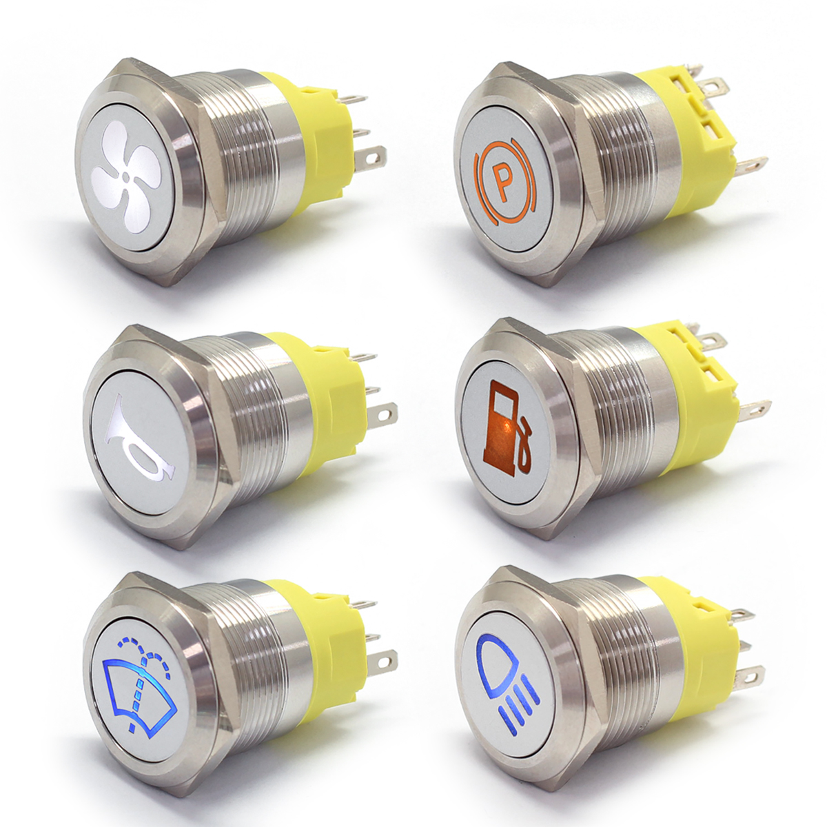 Universal-22mm-LED-Momentary-Latching-Metal-Switchs-Horn-Push-Button-Car-Boat-1722741