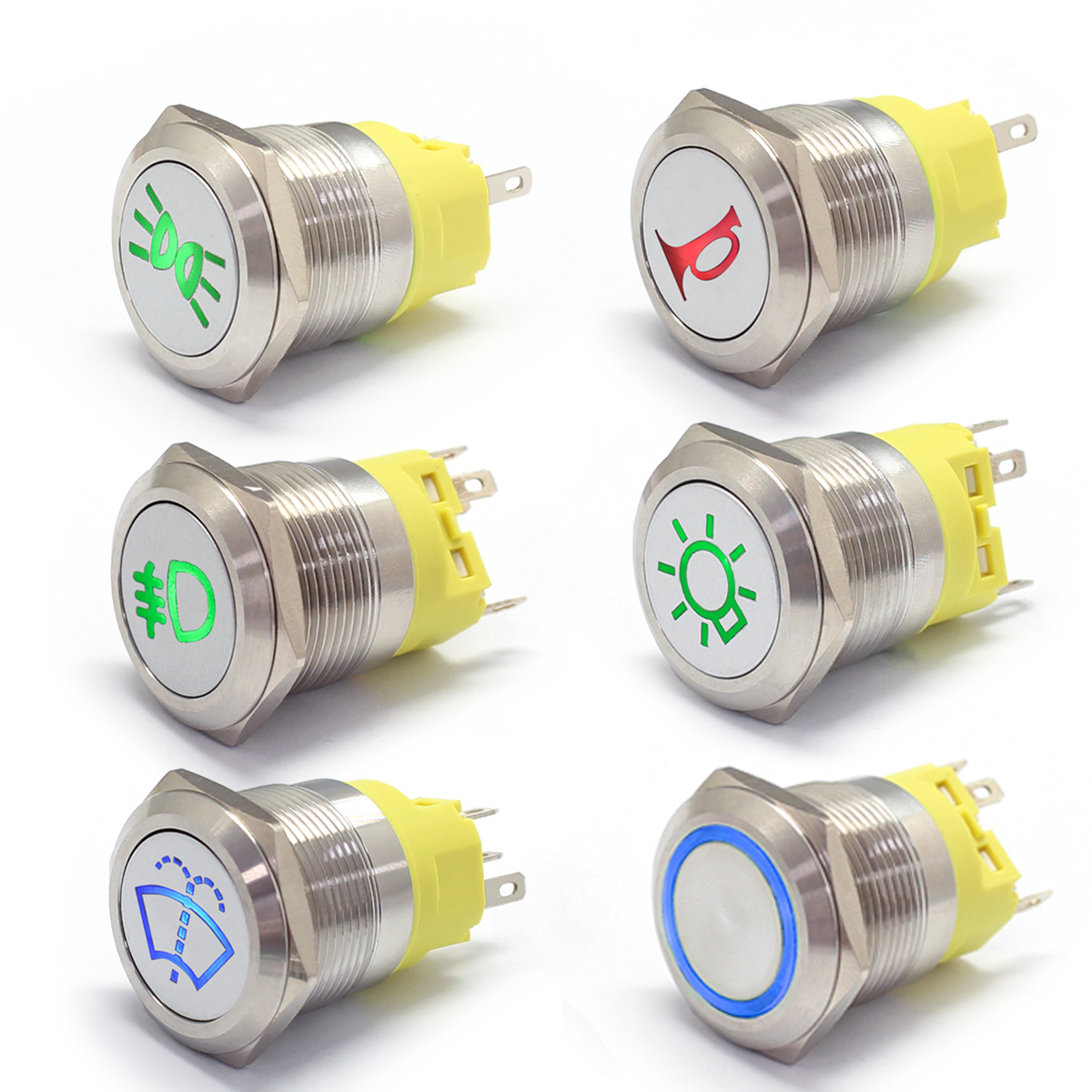 Universal-22mm-LED-Momentary-Latching-Metal-Switchs-Horn-Push-Button-Car-Boat-1722741