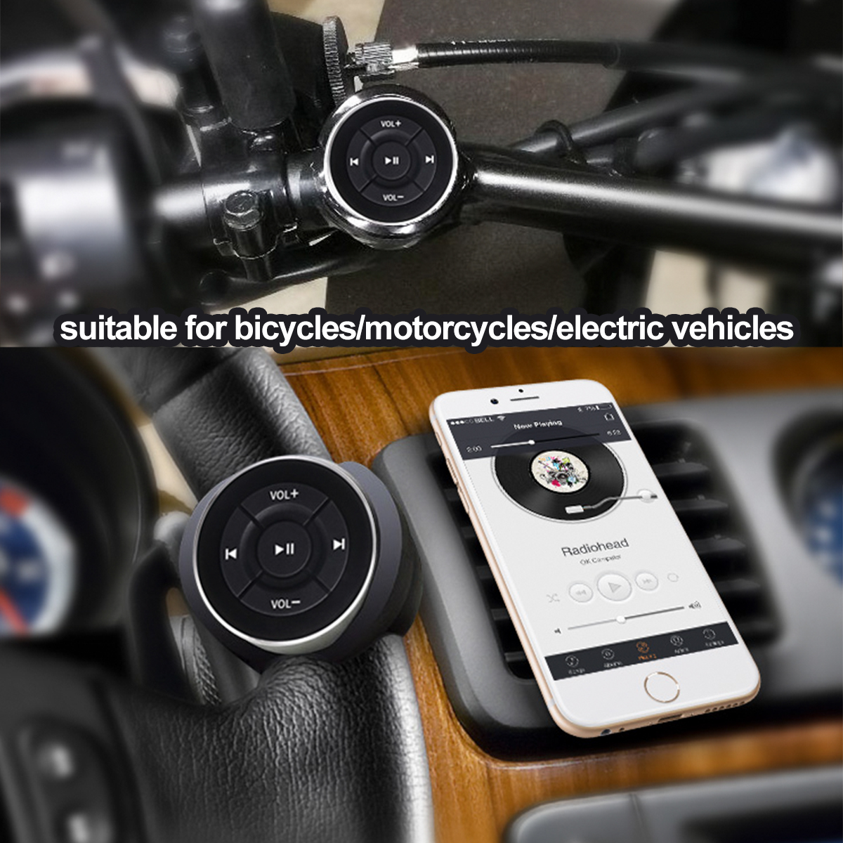 Wireless-bluetooth-40-Multimedia-Button-Remote-Controller--For-AndroidFor-iOS-1773971