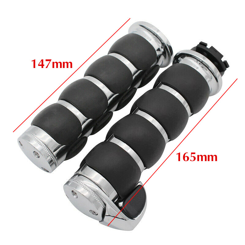 1-inch-Chrome-Hand-Grips-Motorcycle-Handlebar-Universal-For-HarleyYamahaSuzuki-26276