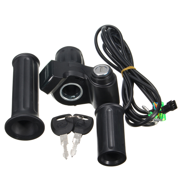 12-99V-LED-Digital-Handlebar-Grips-Speed-Control-With-Key-For-Scooter-Motorcycle-Mountain-Bike-1101712