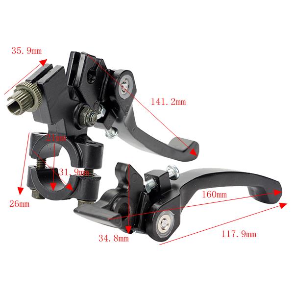 21mm083in-BBR-CRF-KLX-Folding-Brake-Lever-Clutch-Handlebar-Handle-Motocross-Motorcycle-ATV-1116109