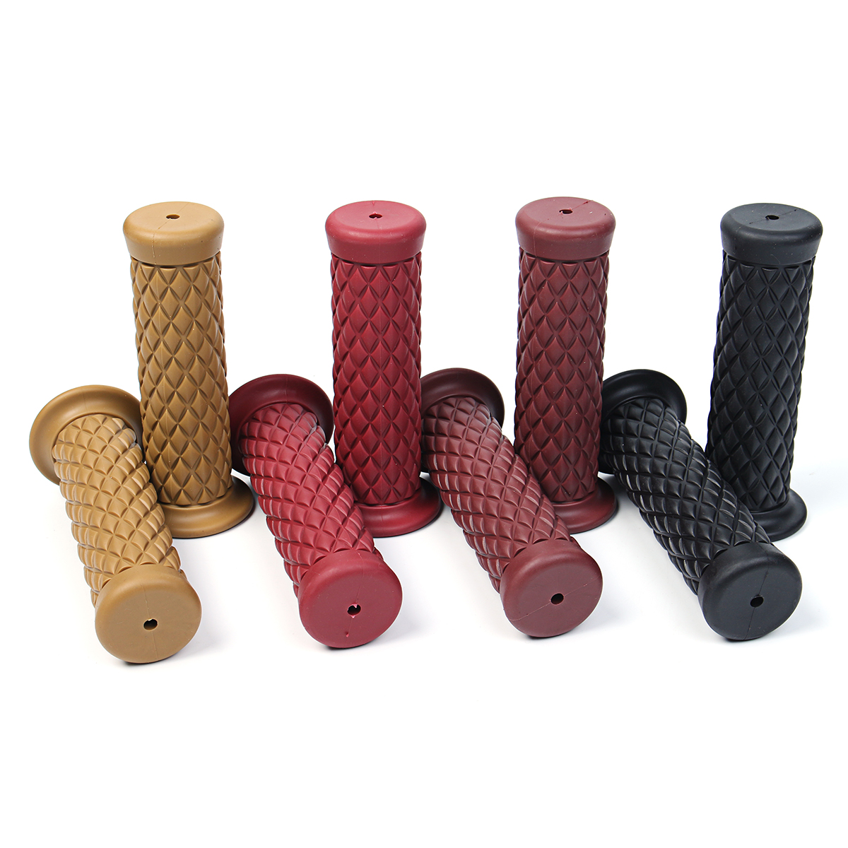 2224MM-Motorcycle-Rubber-Grips-Handlebar-Hand-Grip-For-Retro-Halley-883-CG125-Prince-For-Yamaha-For--1458565