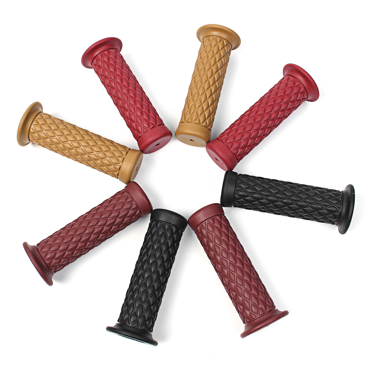 2224MM-Motorcycle-Rubber-Grips-Handlebar-Hand-Grip-For-Retro-Halley-883-CG125-Prince-For-Yamaha-For--1458565