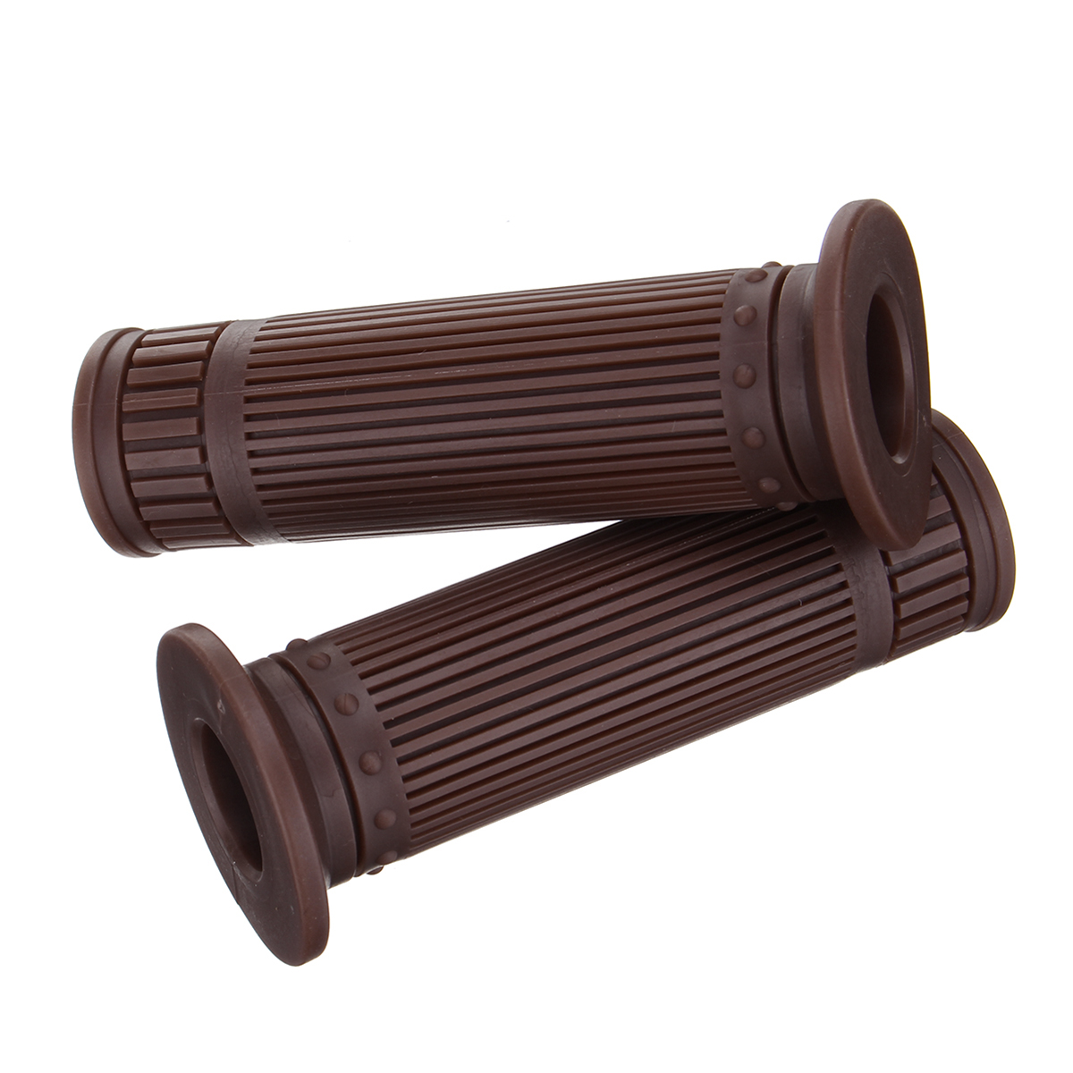 22mm24mm-Rubber-Handlebar-Hand-Grips-Bar-End-For-Motorcycle-Bike-ATV-Dirt-Cafe-Racer-1477978