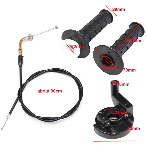 22mm78in-Twist-Throttle-Handlebar-Grips-With-Cable-50cc-125cc-150-250-Dirt-Bike-Quad-ATV-Pit-Trail-1110712