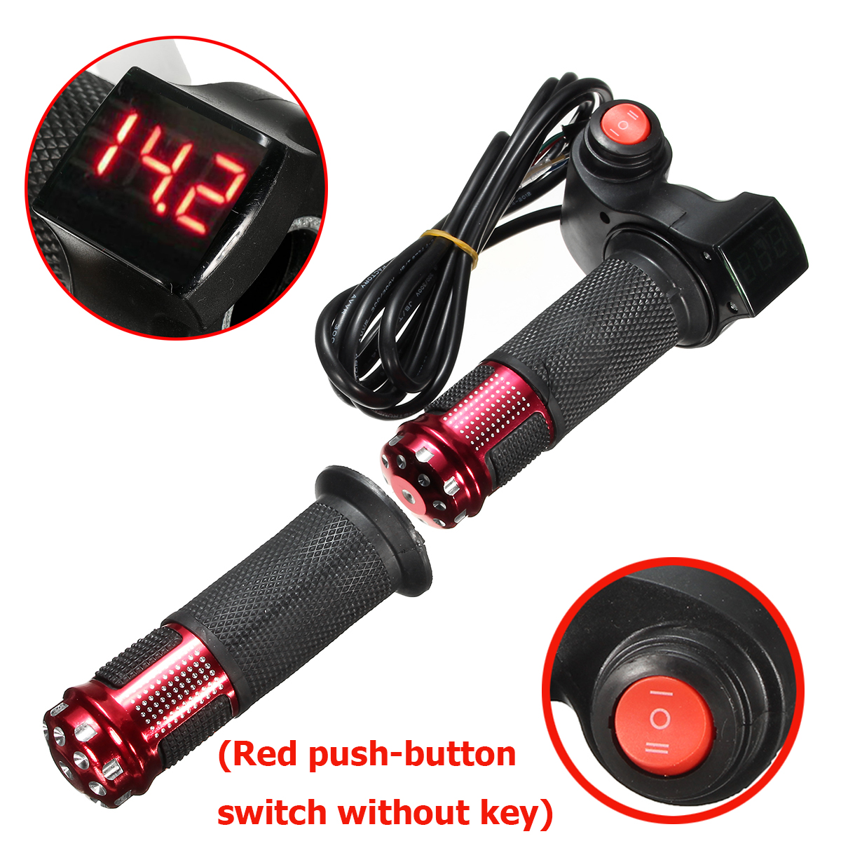 24V-36V-48V-3-Speed-E-bike-Scooter-Throttle-Grip-Handlebar-LED-Digital-Meter-1141603