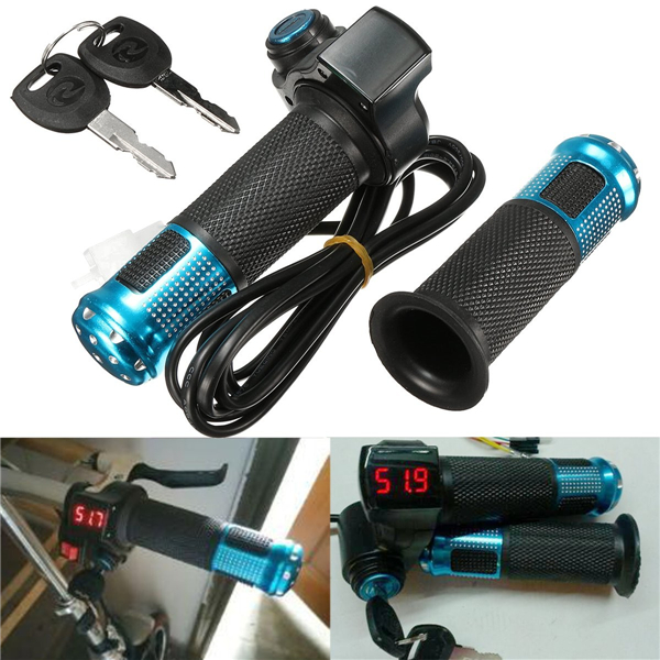 24V-36V-48V-Scooter-EBike-Electric-Throttle-Grip-Handlebar-LED-Digital-Meter-1086298