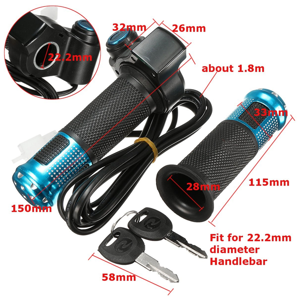 24V-36V-48V-Scooter-EBike-Electric-Throttle-Grip-Handlebar-LED-Digital-Meter-1086298