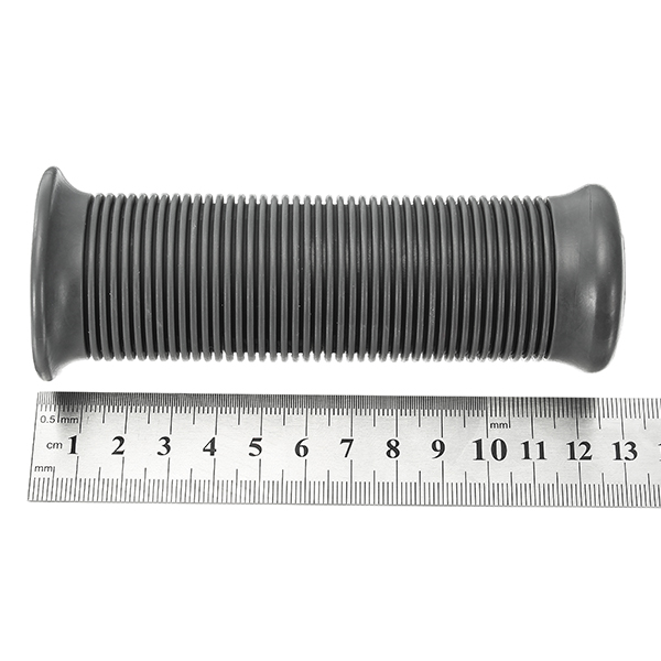 25mm-Motorcycle-Handlebar-Hand-Grips-Grey-Cafe-Racer-Bubber-Clubman-Custom-1198234