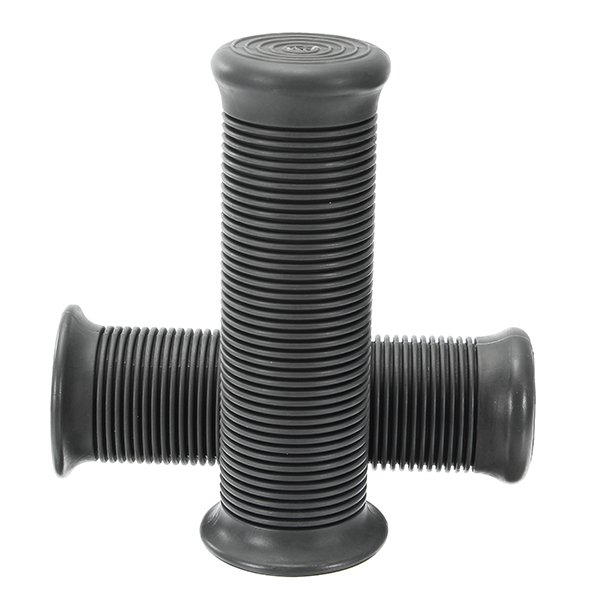 25mm-Motorcycle-Handlebar-Hand-Grips-Grey-Cafe-Racer-Bubber-Clubman-Custom-1198234