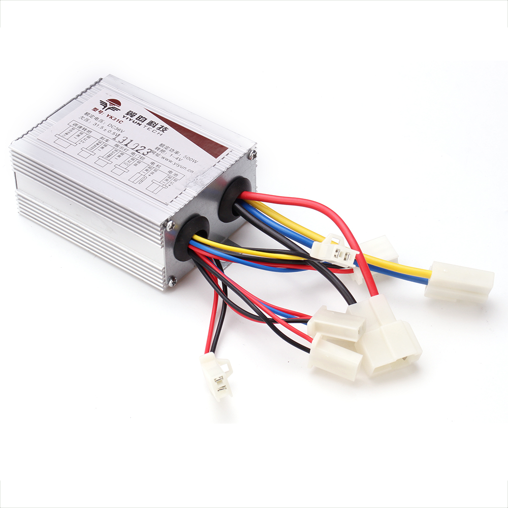 36V-500W-Brushed-Controller-With-Throttle-Twist-Grips-78-inch-22mm-For-Electric-Scooter-Bicycle-1142210