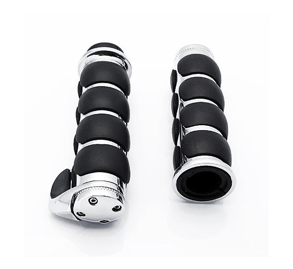 78-Inch-Motorcycle-Billet-Aluminum-Black-Handlebar-Hand-Grips-29393