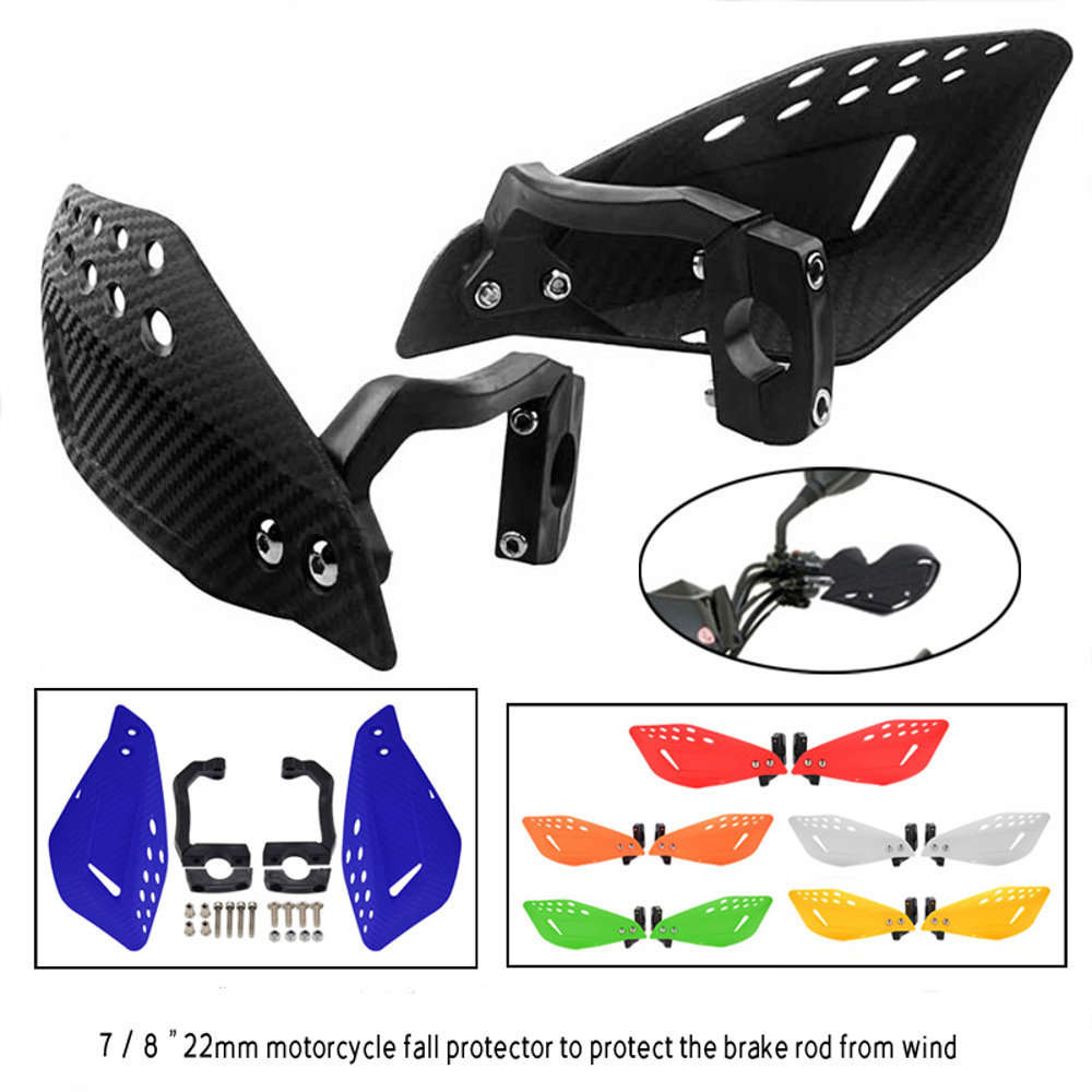 78-quot22mm-7-Color-Universal-Motorcycle-Double-sided-Carbon-Fiber-Anti-fall-Hand-Guards-Protect-The-1678623