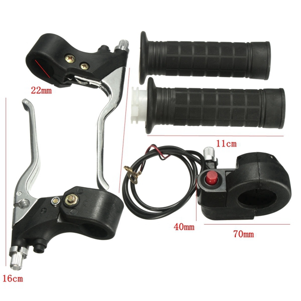 78inch-Twist-Throttle-Hand-Grips--Kill-Switch--Brake-Clutch-Lever-Kit-For-Mini-Moto-Pocket-Dirt-B-1049673