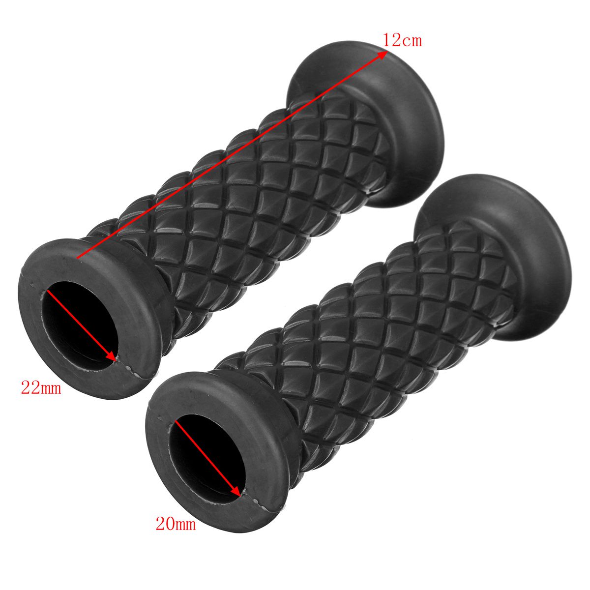 78inch-Universal-Motorcycle-Cafe-Racer-Classic-Rubber-Handlebar-Hand-Grips-Bar-1278850