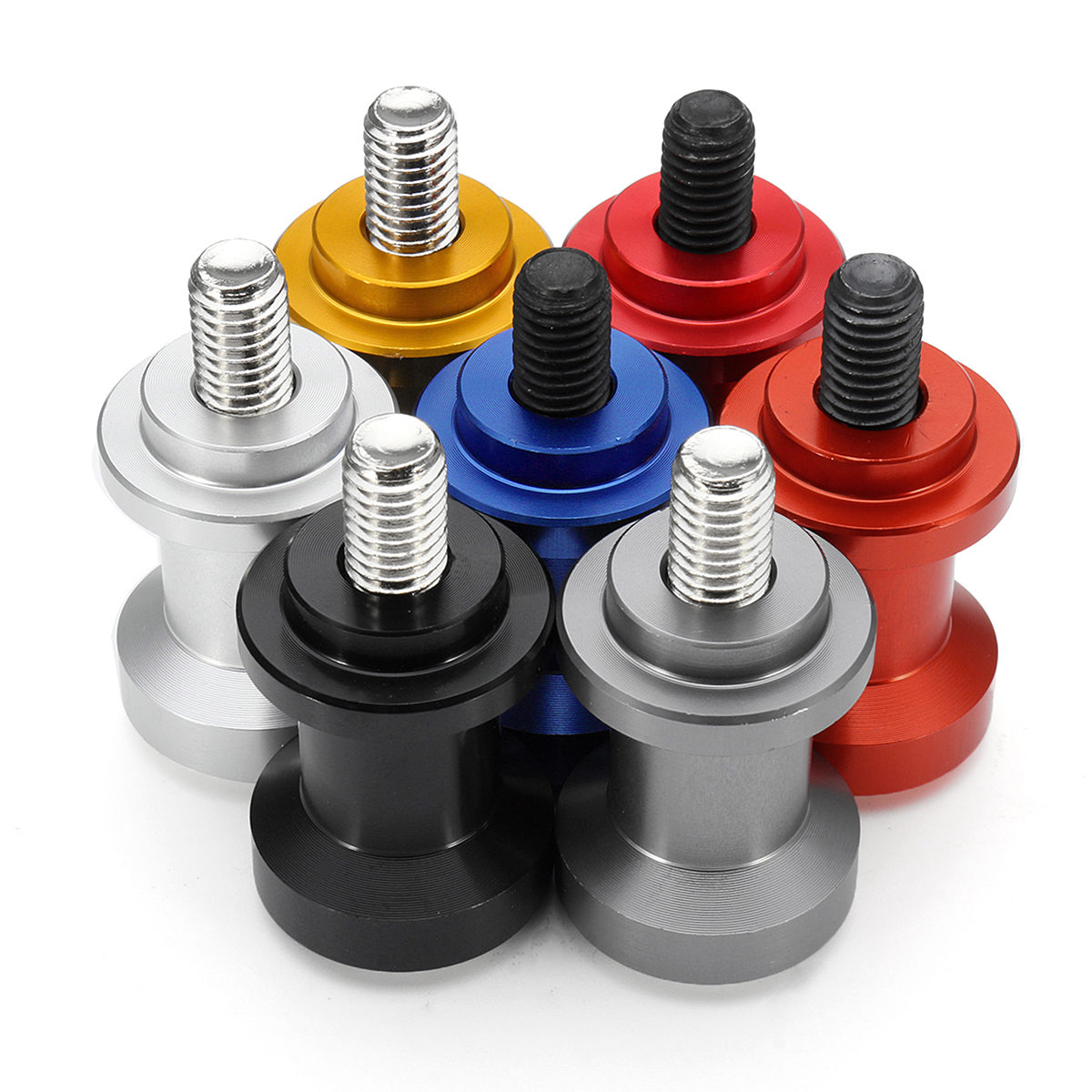 8mm-Aluminum-Swing-Arm-Spools-Sliders-Bolts-For-SuzukiHondaKawasakiTriumph-1143455