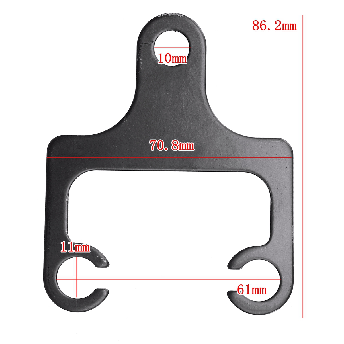 Black-Motorcycle-Instrument-Bracket-Speedometer-Tachometer-Odometer-Mount-Holder-1498831
