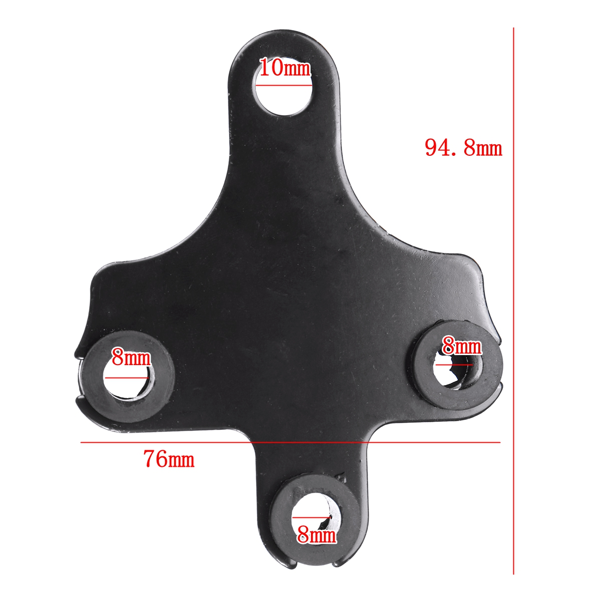 Black-Motorcycle-Instrument-Bracket-Speedometer-Tachometer-Odometer-Mount-Holder-1498831