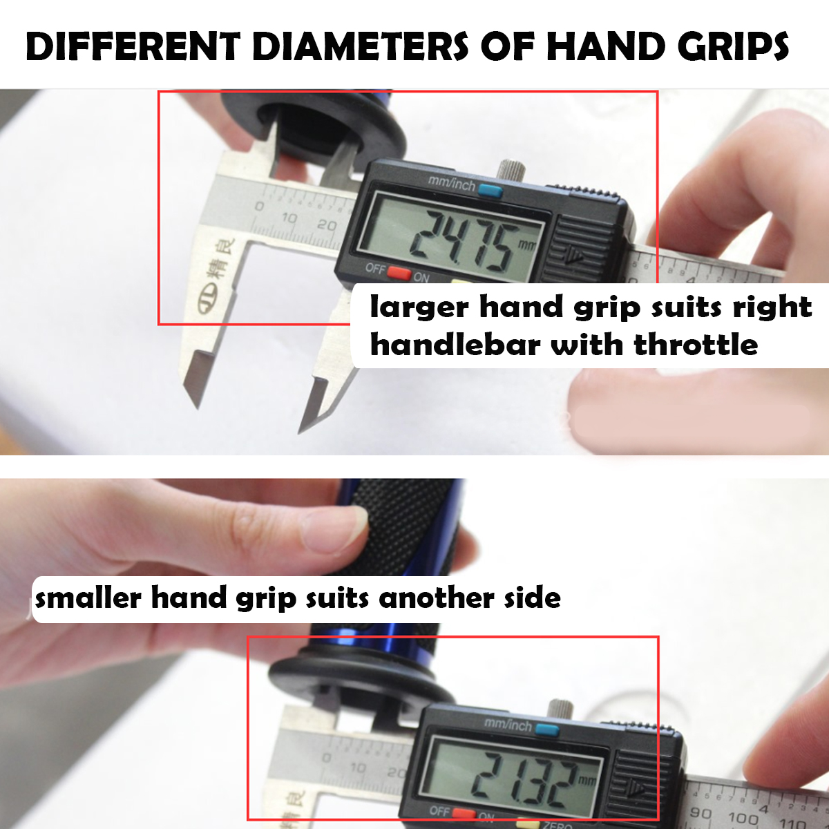 CNC-Aluminum-78-Motorcycle-Handlebar-Rubber-Hand-Grips-965741