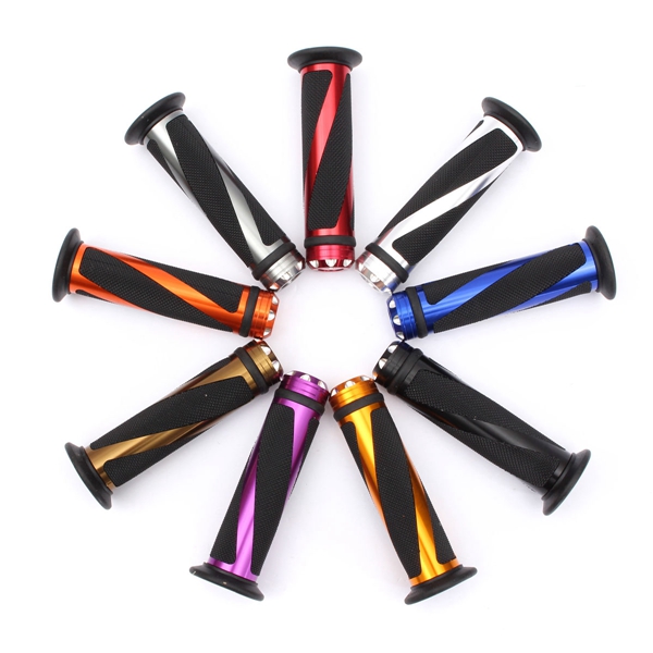 CNC-Aluminum-78-Motorcycle-Handlebar-Rubber-Hand-Grips-965741