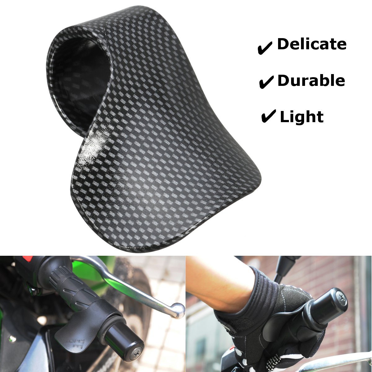 Grip-Throttle-Assist-Wrist-Cruise-Control-Rest-Universal-Carbon-for-Motorcycle-E-Bike-1164819