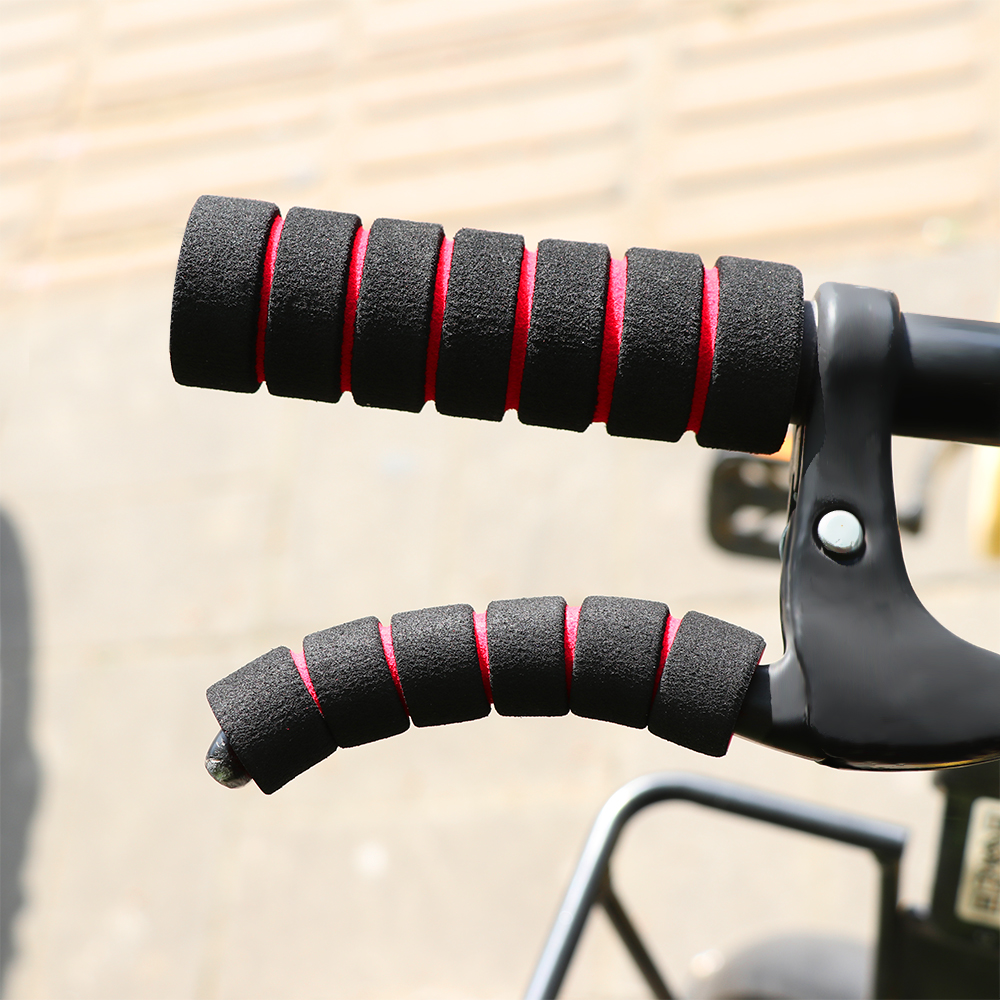 Handlebar-Grip--Brake-Clutch-Lever-Soft-Sponge-Covers-For-Motorcycle-Bike-Cycling-79199