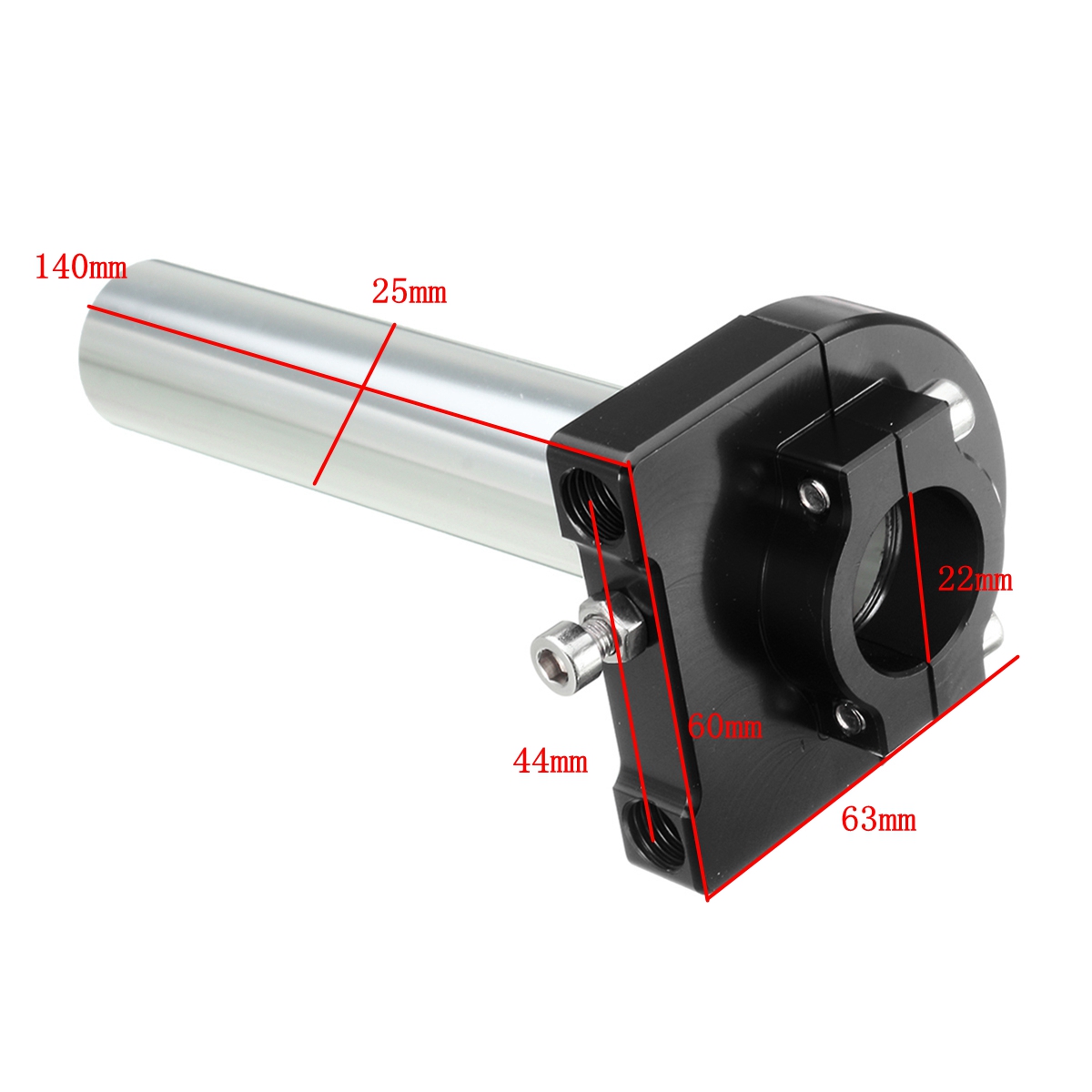Motorcycle-Bike-78inch-22mm-Handlebar-Grip-Twist-Throttle-Accelerator-Sleeve-Tube-1126919