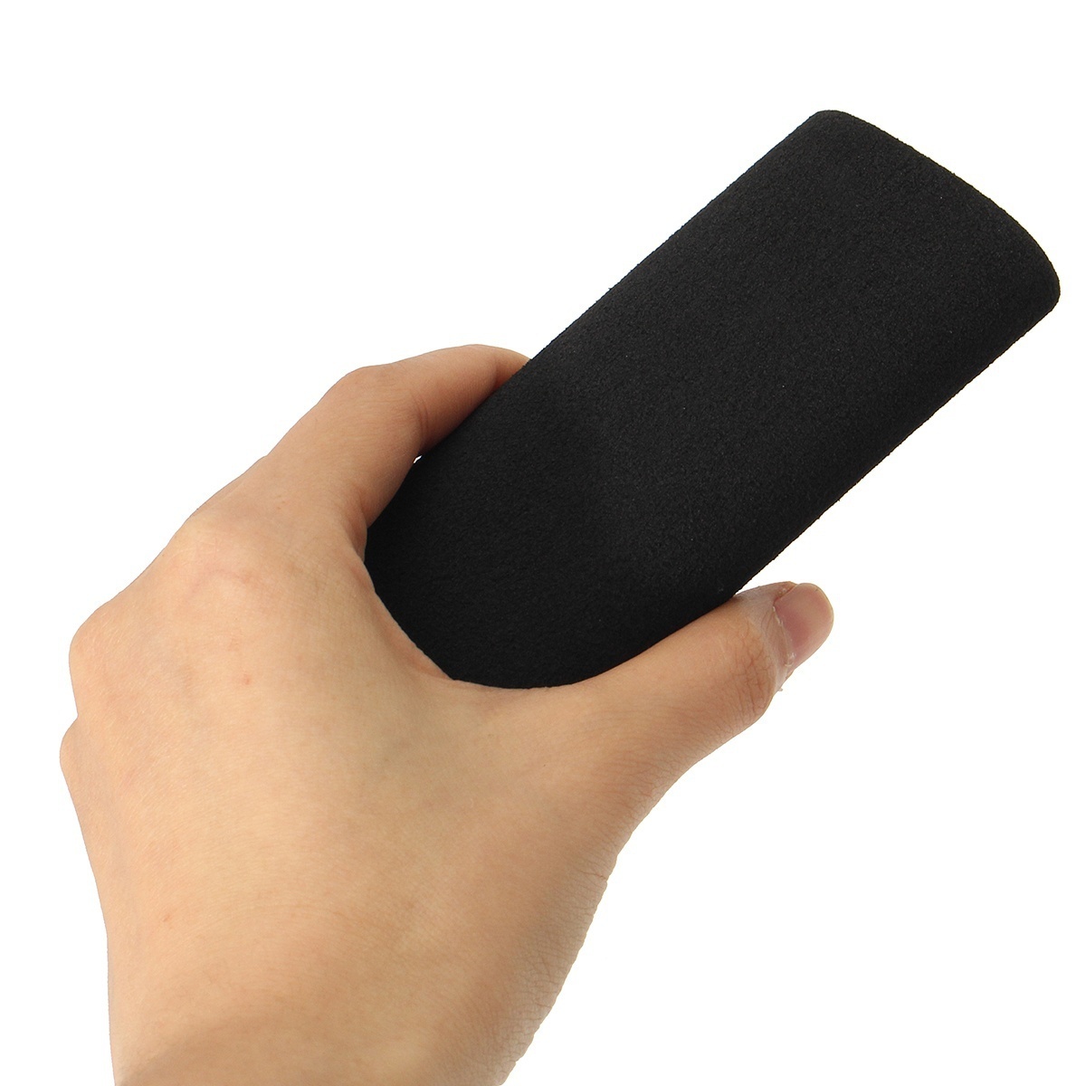 Motorcycle-Foam-Handlebar-Grip-Slip-on-Anti-Vibration-Comfort-Cover-Black-1640744