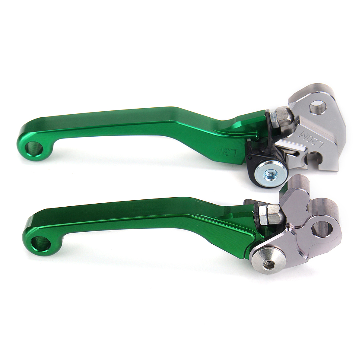 Motorcycle-Green-Clutch-Brake-Lever--Handlebar-Grip-For-Kawasaki-KX65-KX85-KX125-KX250-KX250F-1359343