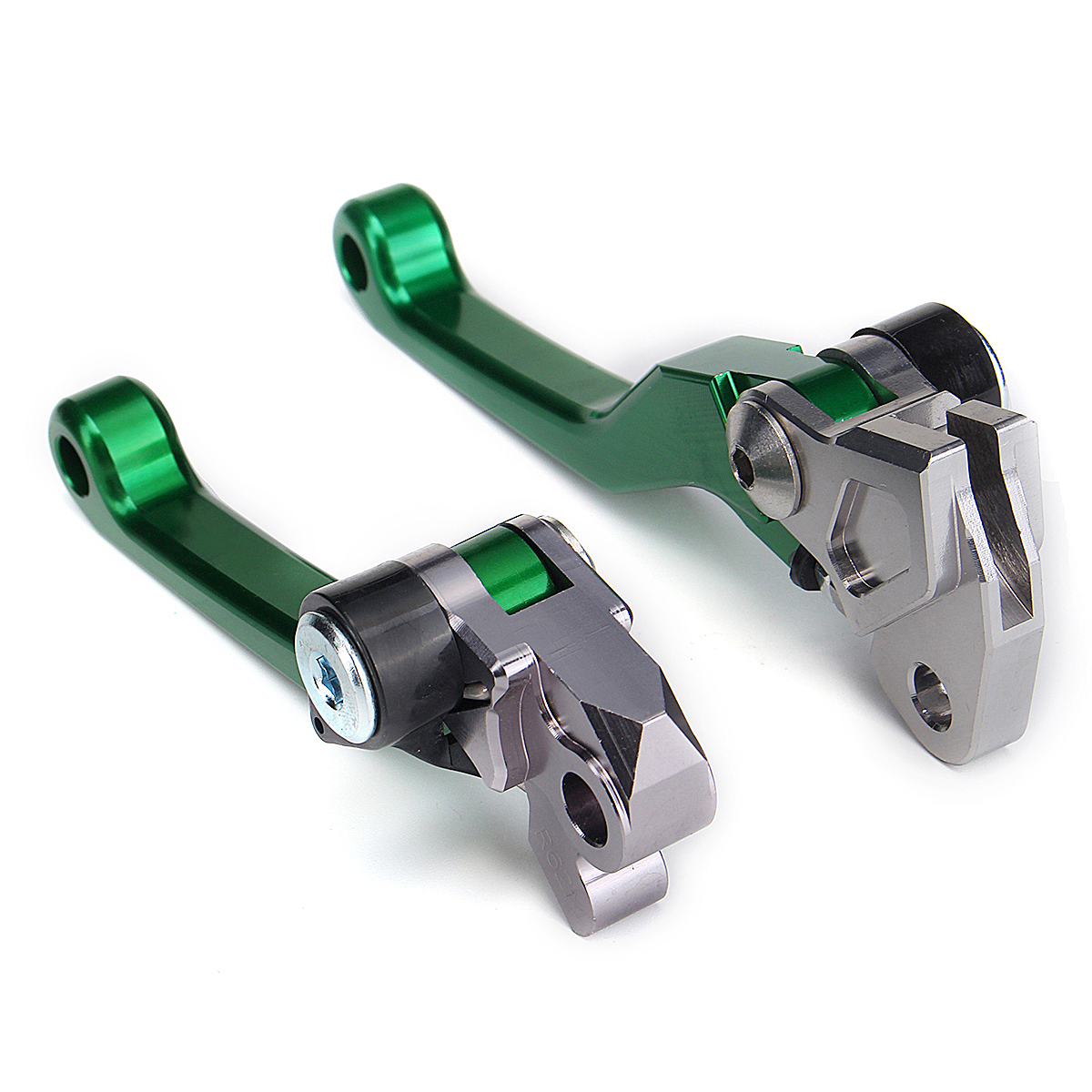 Motorcycle-Green-Clutch-Brake-Lever--Handlebar-Grip-For-Kawasaki-KX65-KX85-KX125-KX250-KX250F-1359343