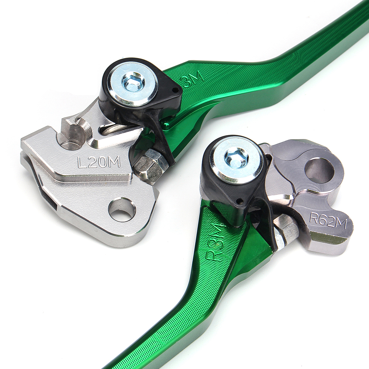 Motorcycle-Green-Clutch-Brake-Lever--Handlebar-Grip-For-Kawasaki-KX65-KX85-KX125-KX250-KX250F-1359343