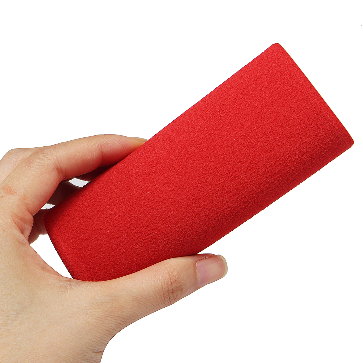 Motorcycle-Handlebar-Grip-Cover-Slip-on-Foam-Anti-Vibration-Comfort-Red-Universal-1358171