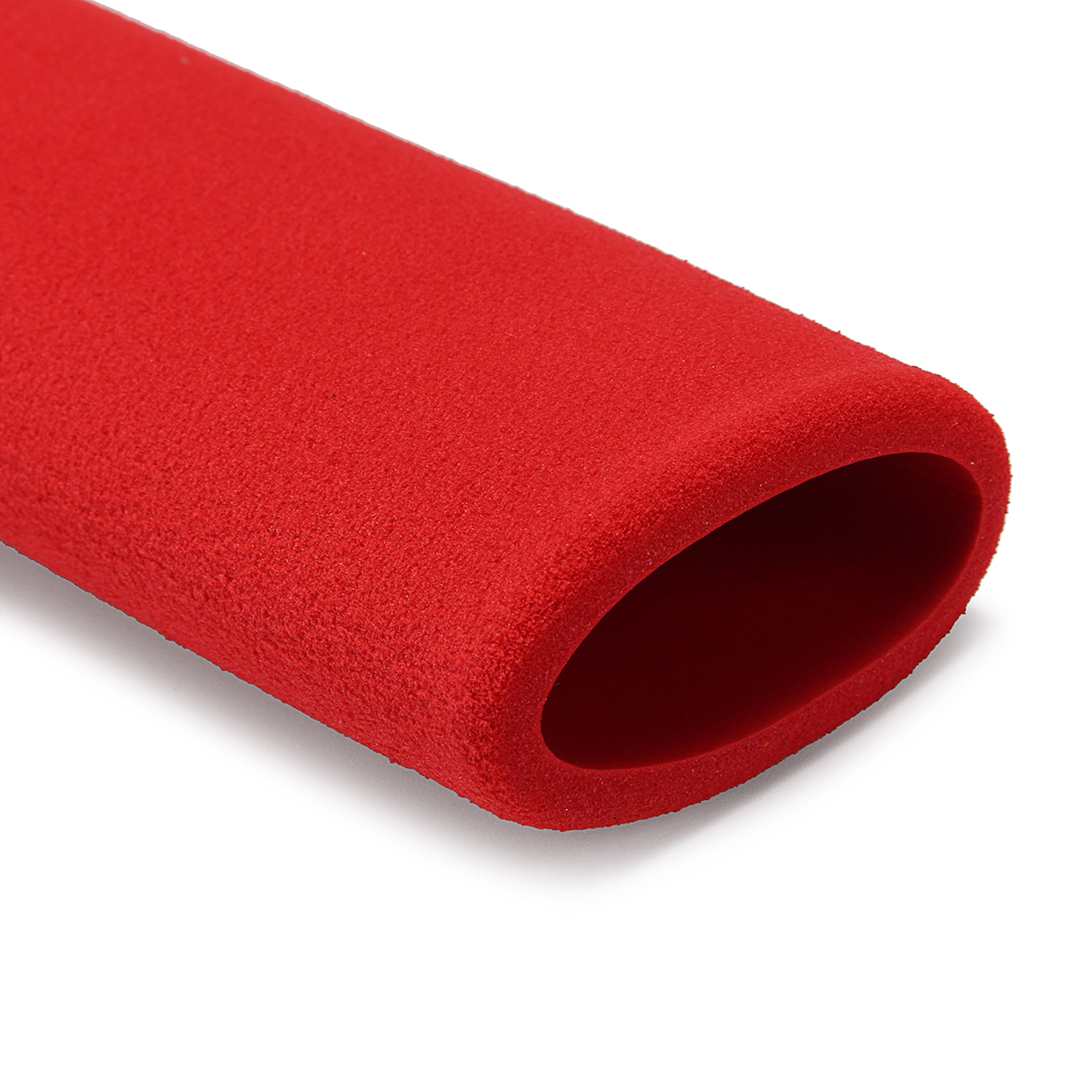 Motorcycle-Handlebar-Grip-Cover-Slip-on-Foam-Anti-Vibration-Comfort-Red-Universal-1358171