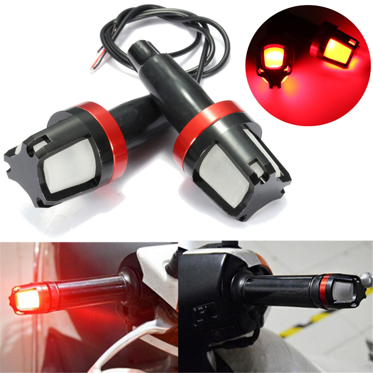 Motorcycle-Handlebar-Grip-End-Plug-Turn-Signal-LED-Indicator-Light-Universal-1104493