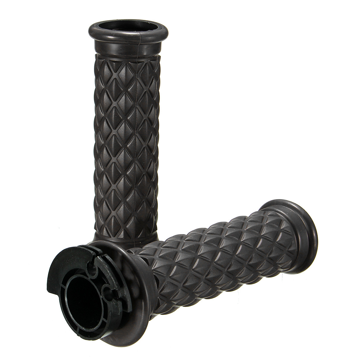 Motorcycle-Handlebar-Grip-End-Vintage-Cafe-Racer-Bobber-Clubman-Custom-1114438