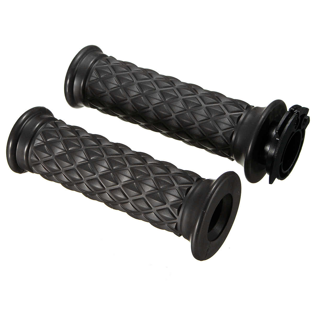 Motorcycle-Handlebar-Grip-End-Vintage-Cafe-Racer-Bobber-Clubman-Custom-1114438