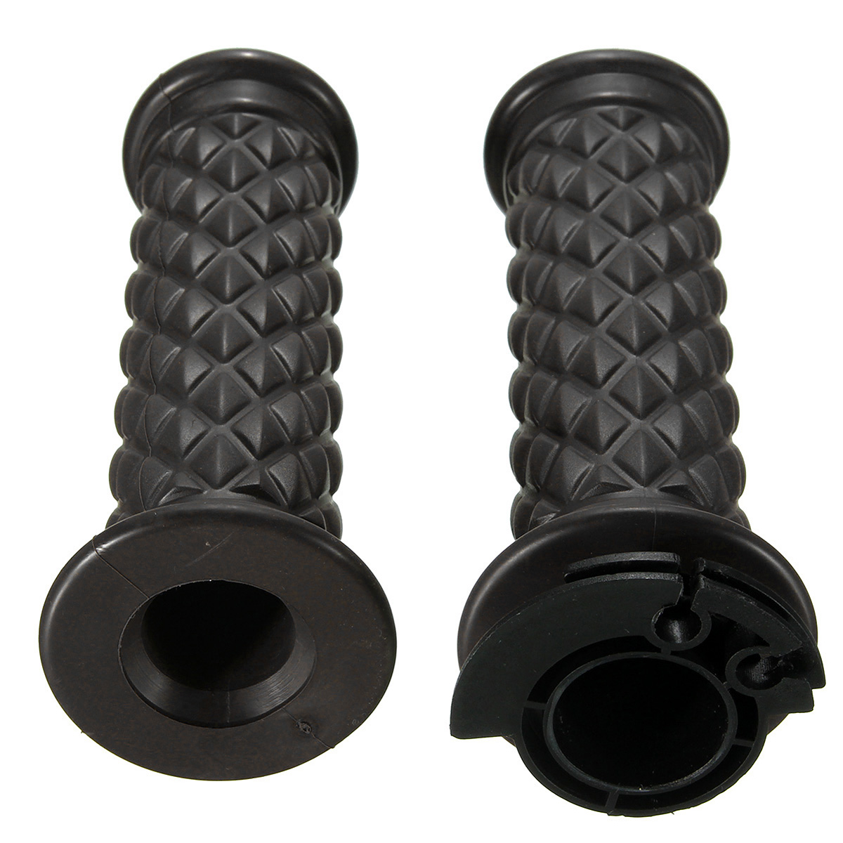 Motorcycle-Handlebar-Grip-End-Vintage-Cafe-Racer-Bobber-Clubman-Custom-1114438